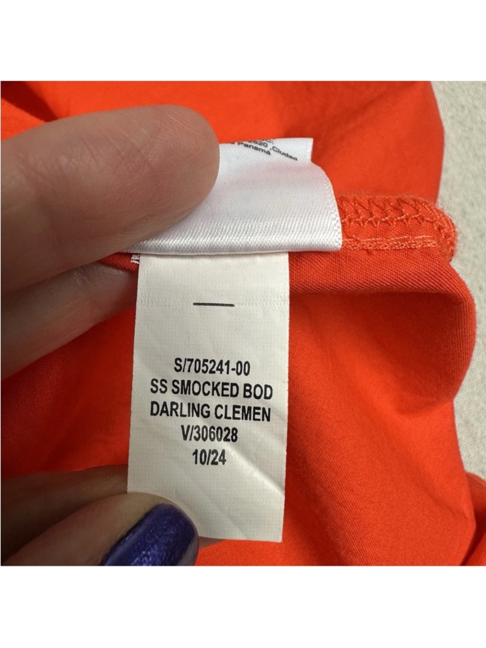 Old Navy Waist Defined Puff Sleeve Mini Dress Darling Clementine Size XL Tall - Picture 6 of 12